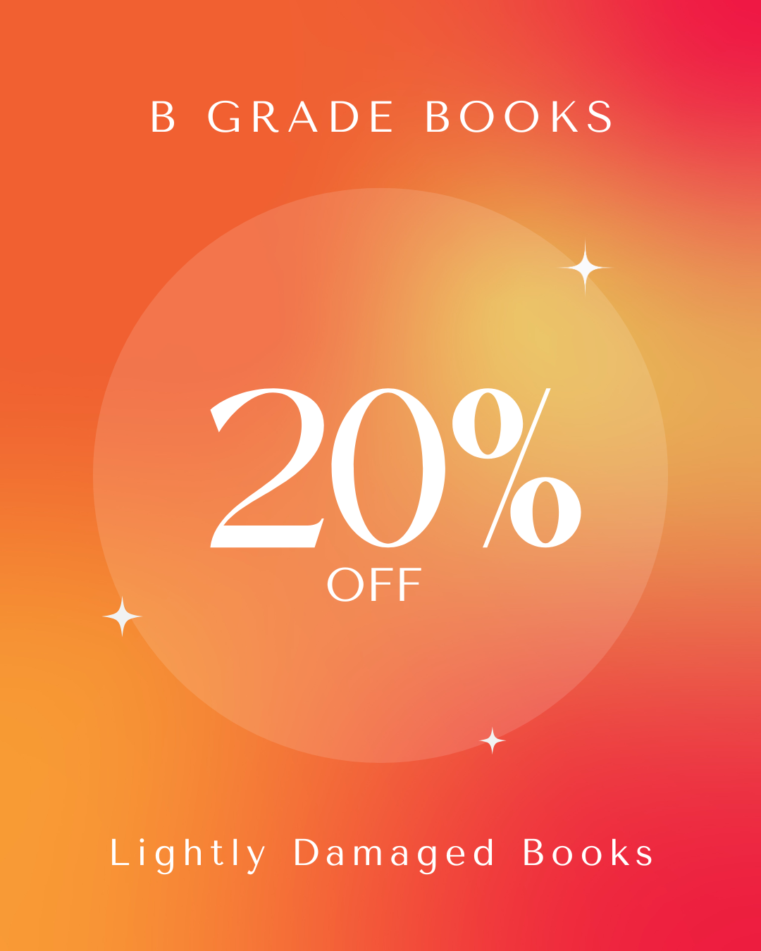 B Grade Discounted Books